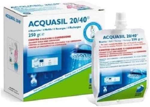 ANTICALCARE PER CALDAIE ACQUASIL 20/40 ANTICORROSIONE 4 SACCHETTI gr. 250 ACQUA BREVETTI PC200