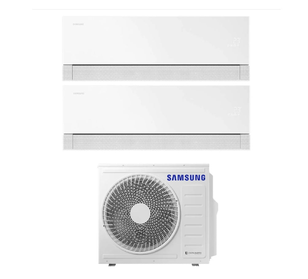 CONDIZIONATORE SAMSUNG PREMIERE WINDFREE MULTISPLIT 9+12 CON MOTORE 5KW